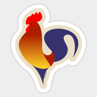 Rooster Sticker